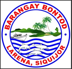 Municipality of Larena, Barangay Bontod